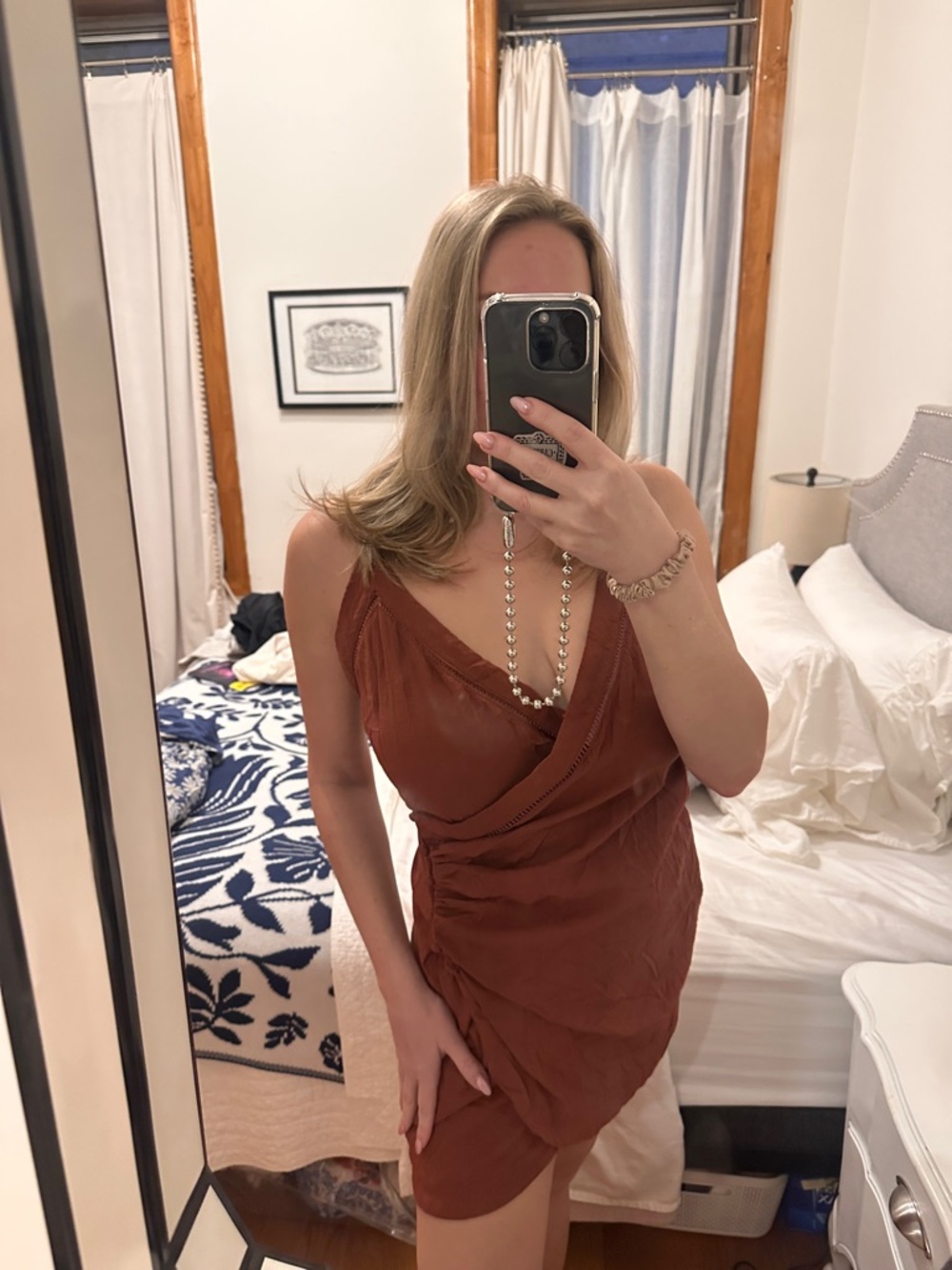 Free People Wrap Mini Dress